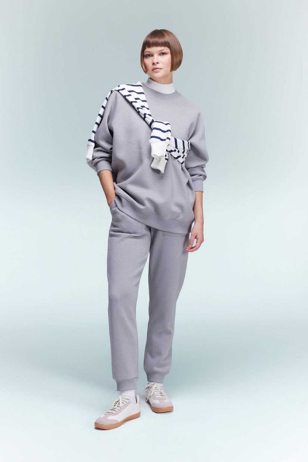 Regular Fit Jogger Esofman Alt? Basic Duz Beli Lastikli Bagc?kl? Cepli - Defacto фото 8