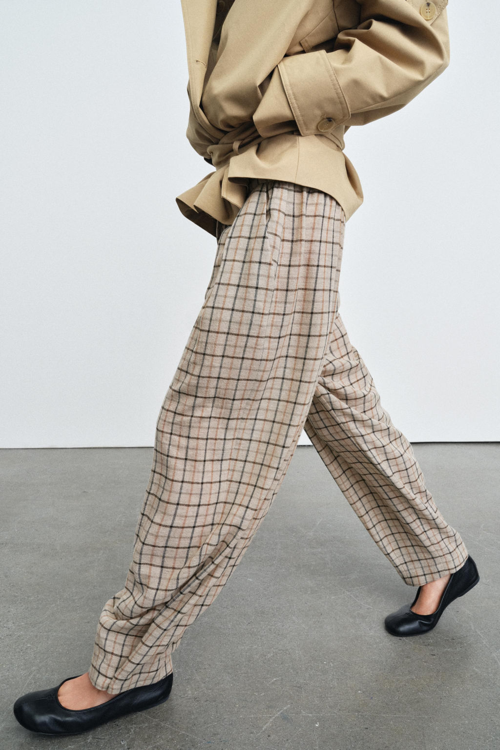CHECK TROUSERS ZW COLLECTION - Zara фото 10