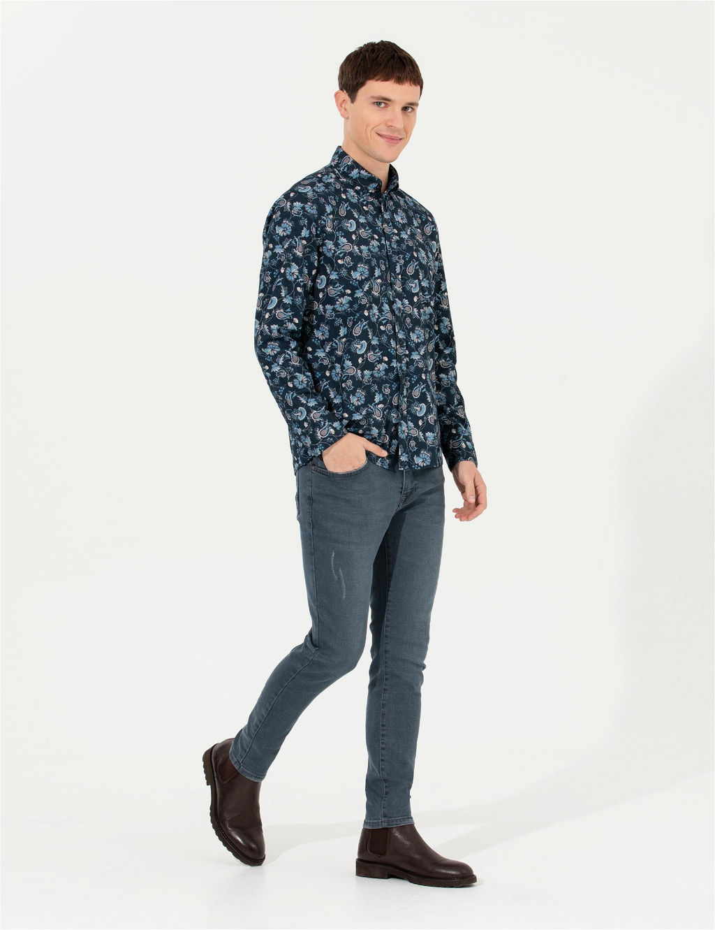 Saks Slim Fit Jean Pantolon - Pierre cardin фото 3