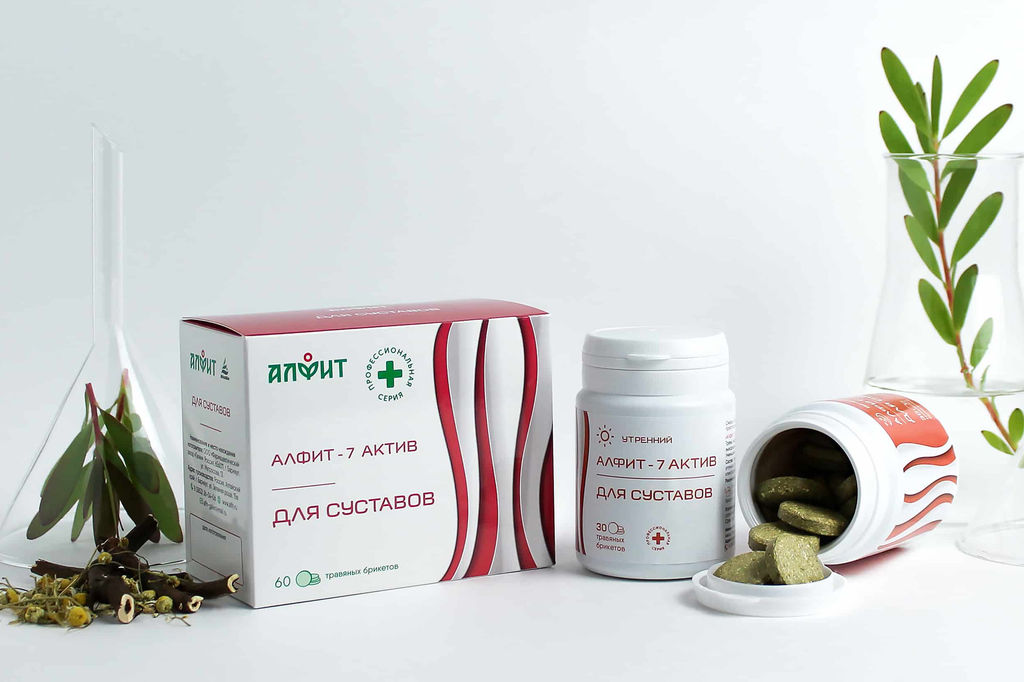 Алфит-актив 7 (для суставов) БАД в брикетах Алфит 5785