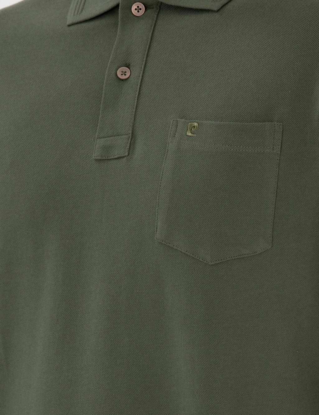 Haki Regular Fit K_vr_lmaz Polo Yaka Basic Ti__rt - Pierre cardin фото 7