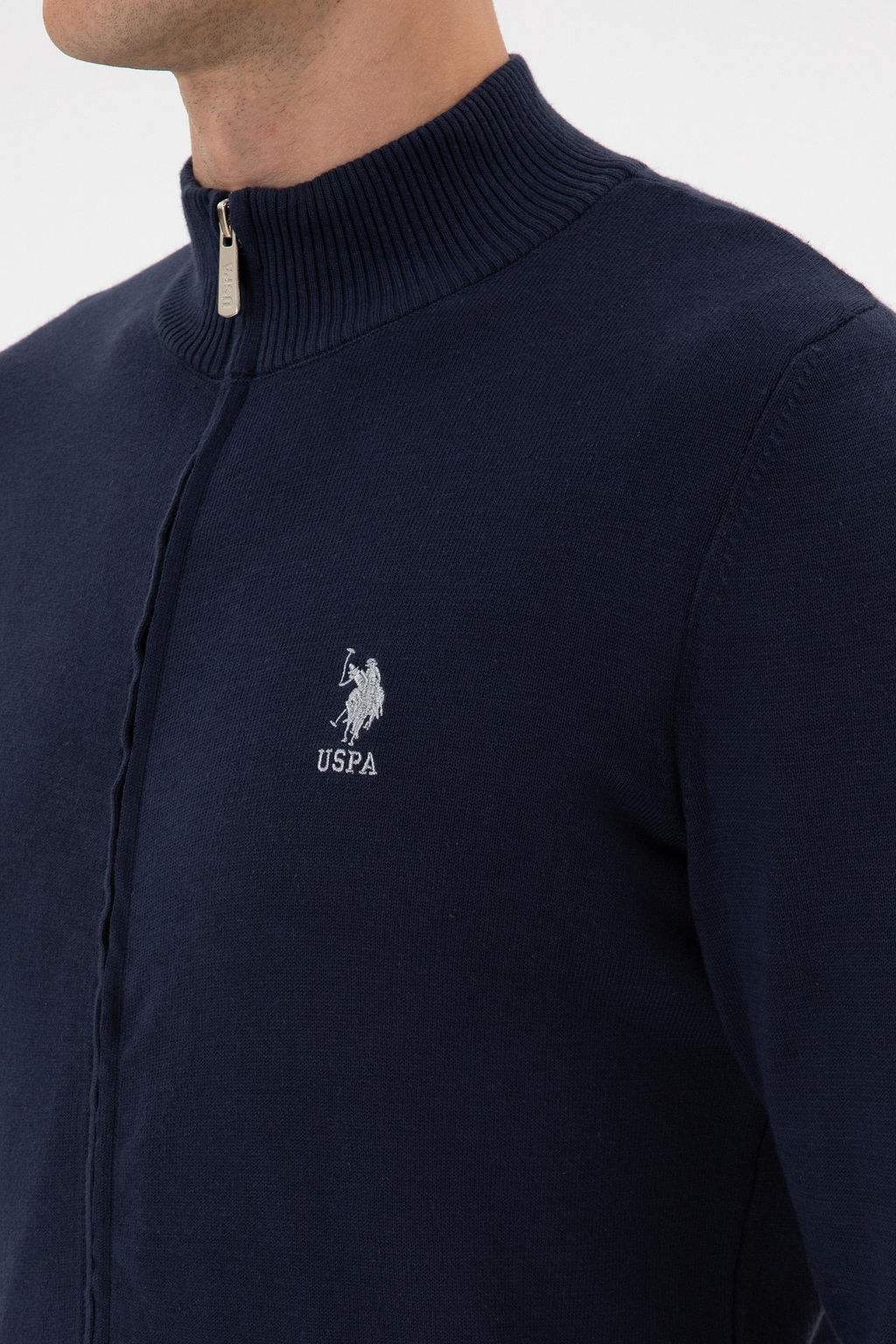 Erkek Slim Fit Lacivert Triko H_rka - U.s. polo assn фото 7