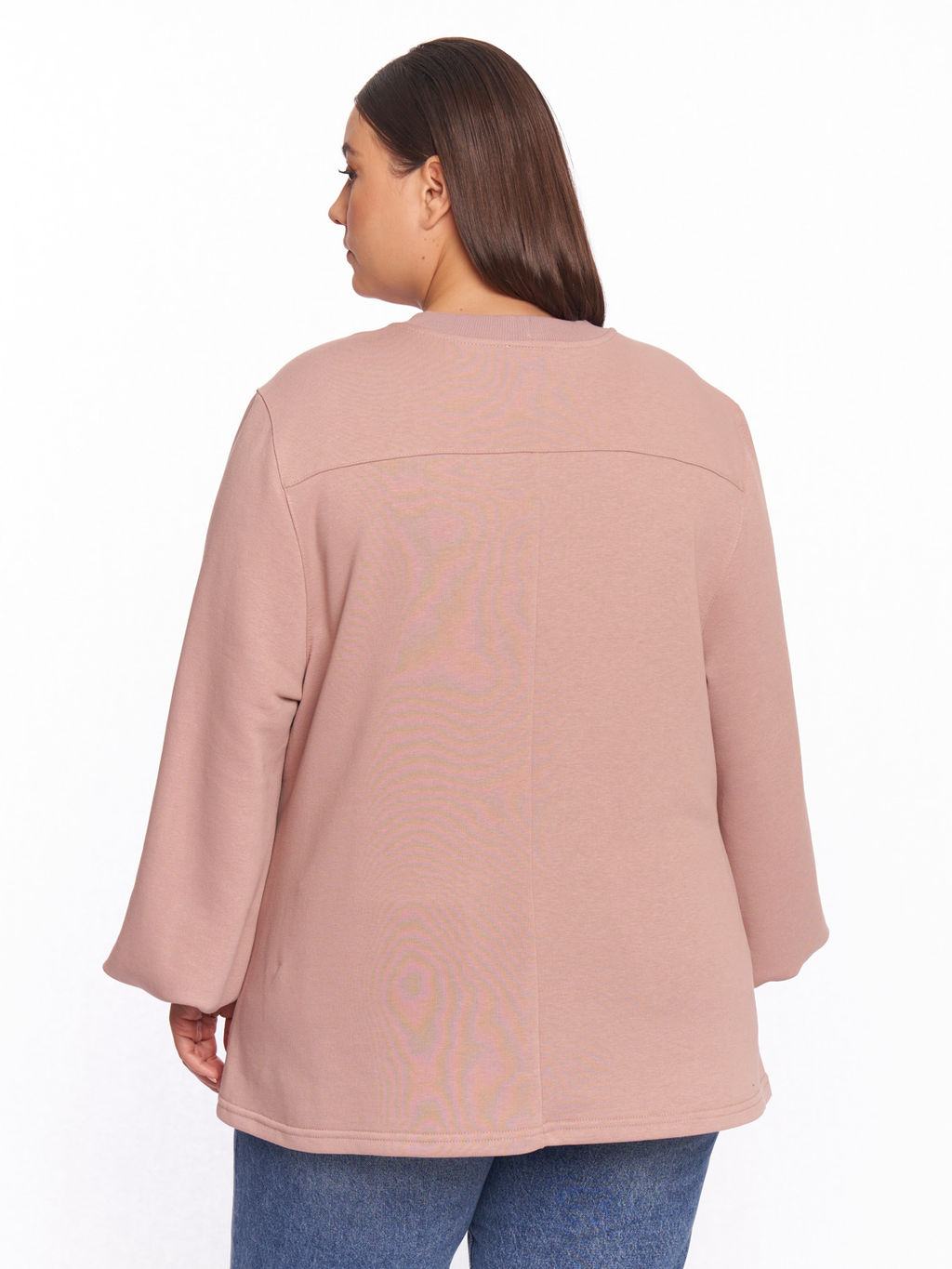 Свитшот с объемными рукавами SV01502PIN40 - Артесса фото 6