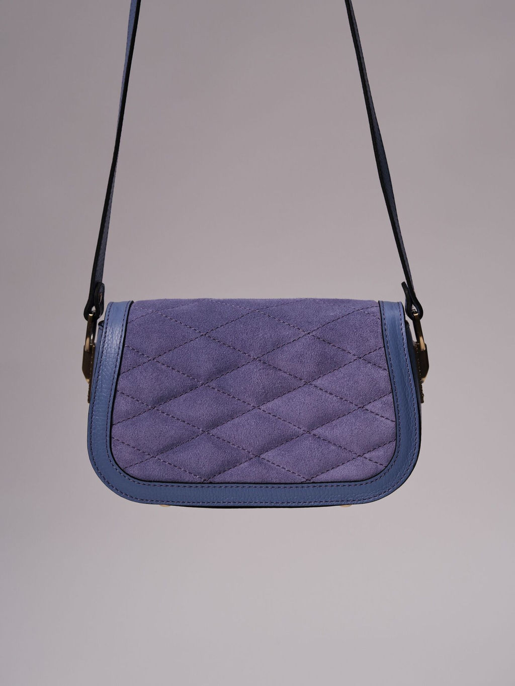 Сумка замшевая Deboro 30791 сиреневый закат