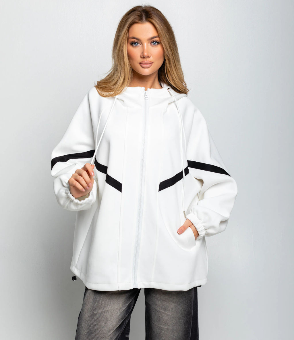 Толстовка #КТ5993, белый