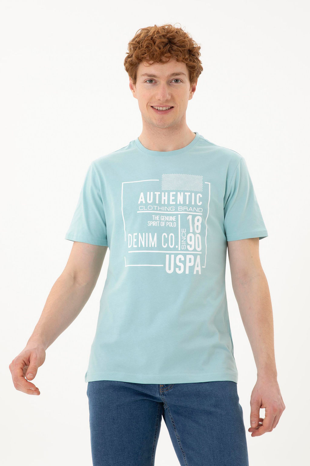 Мужская футболка водно-зеленого цвета - U.s. polo assn фото 10