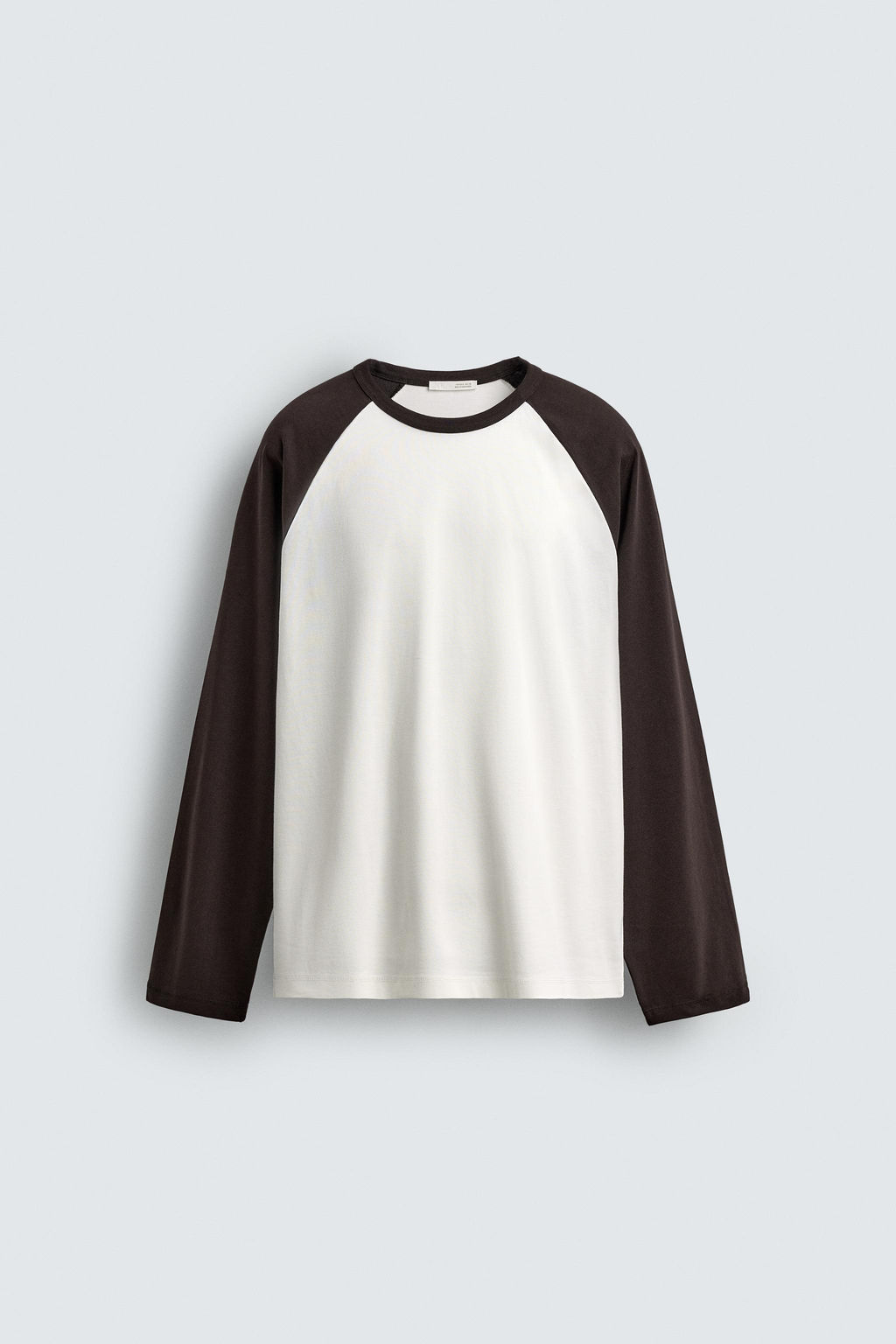 COLOUR BLOCK RAGLAN SLEEVE T-SHIRT - Zara фото 7