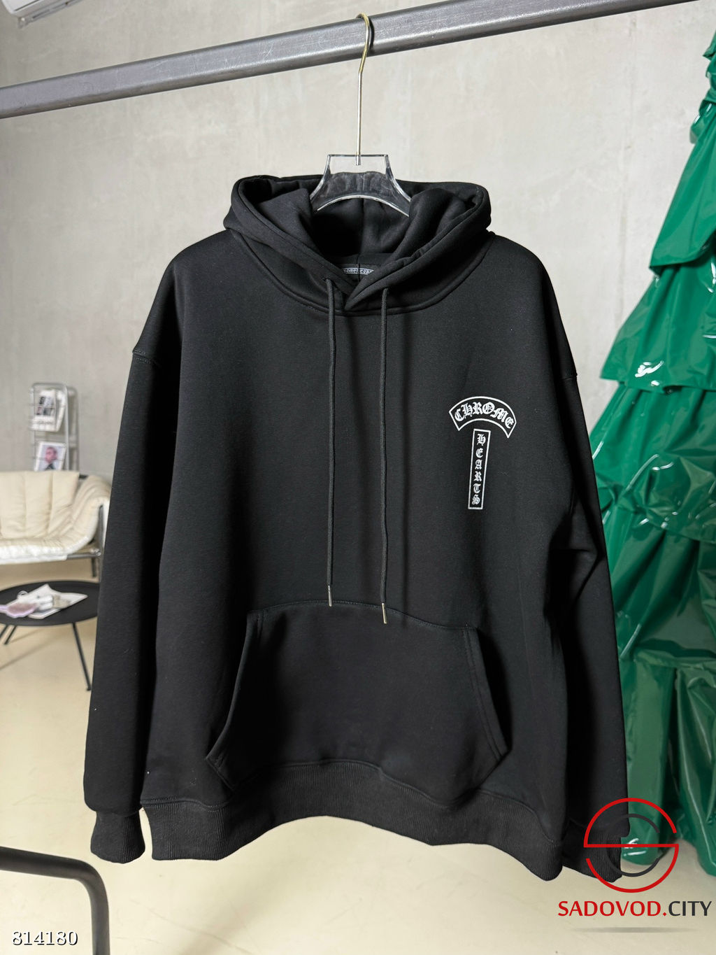 Худи женское однотонное