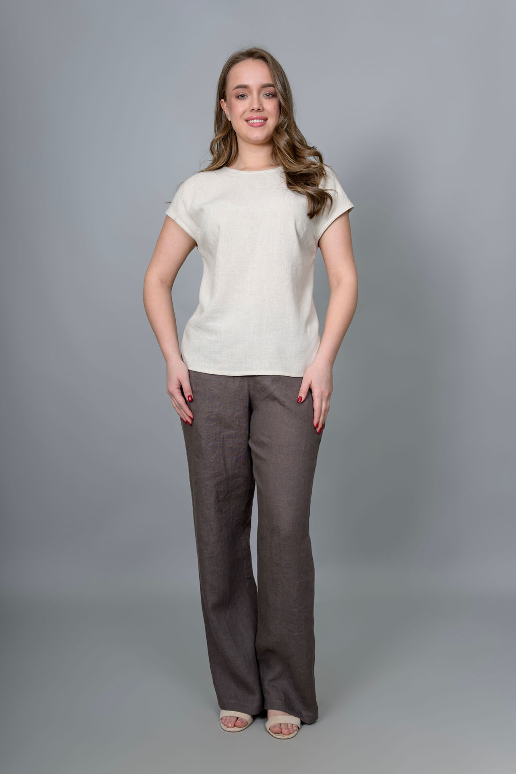 Блуза 70% лен + 30% вискоза