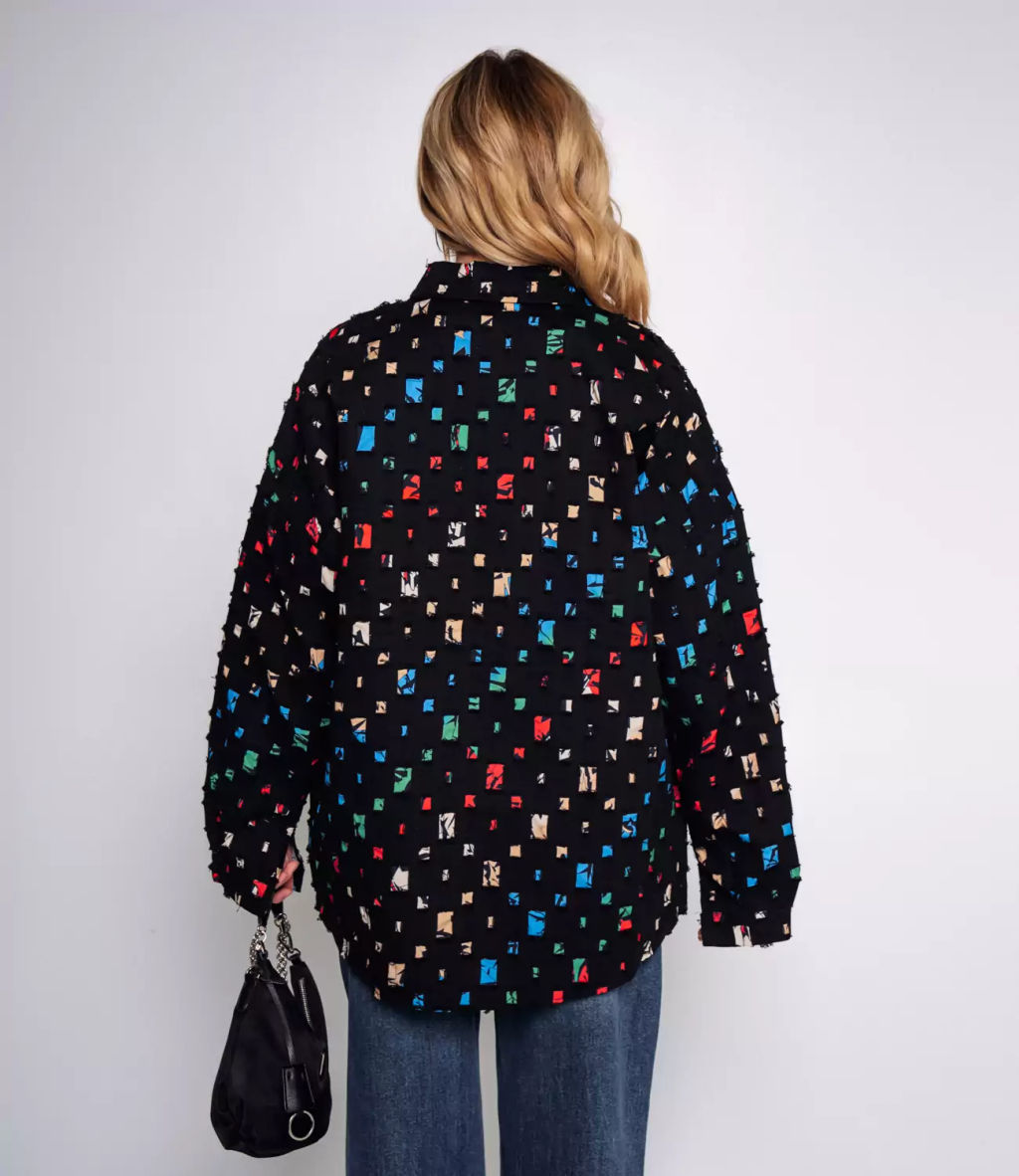 Рубашка #КТ270, чёрный - Dommod фото 3