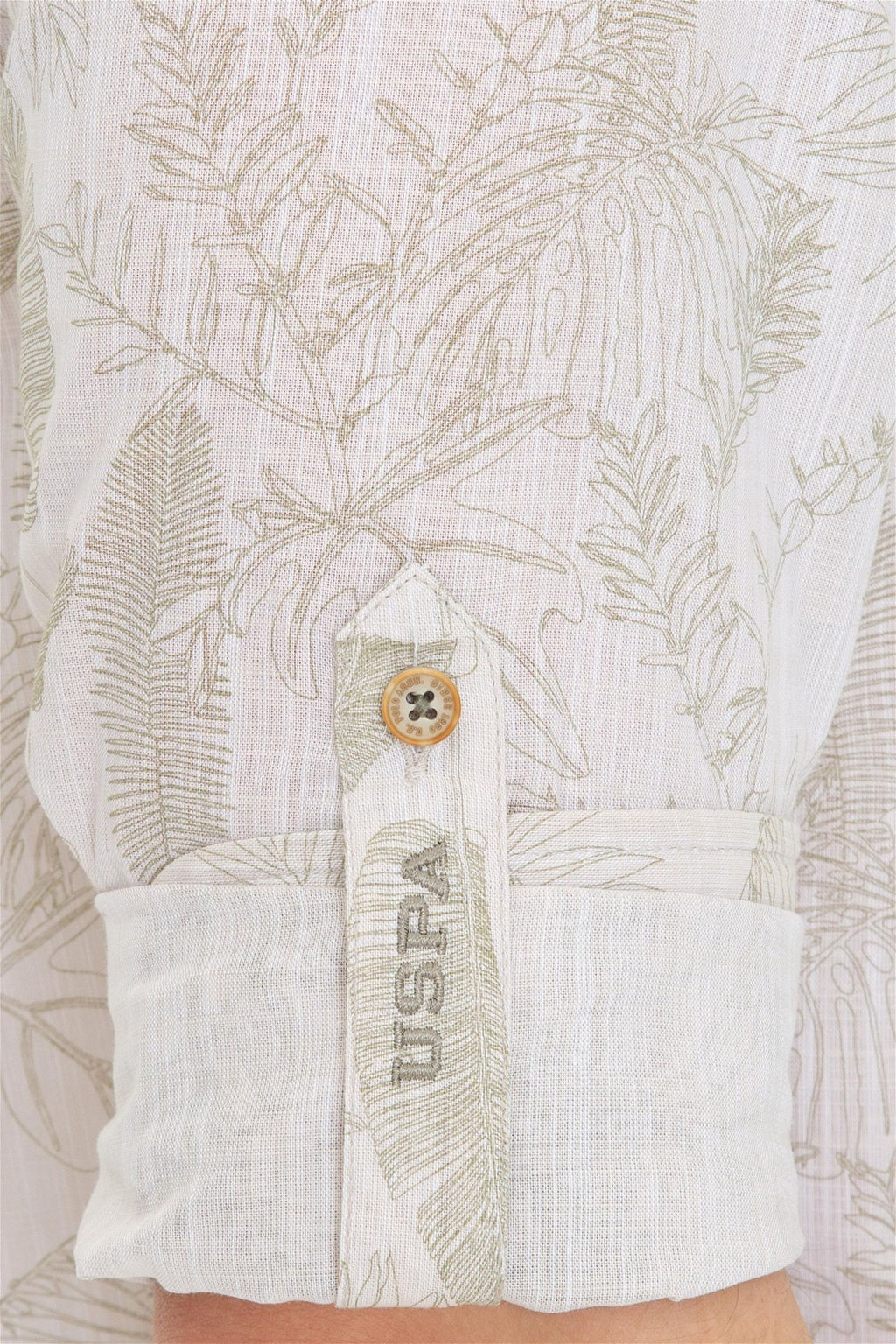 U. S. Polo Assn Мужская рубашка цвета хаки с длинным рукавом - U.s. polo assn фото 14