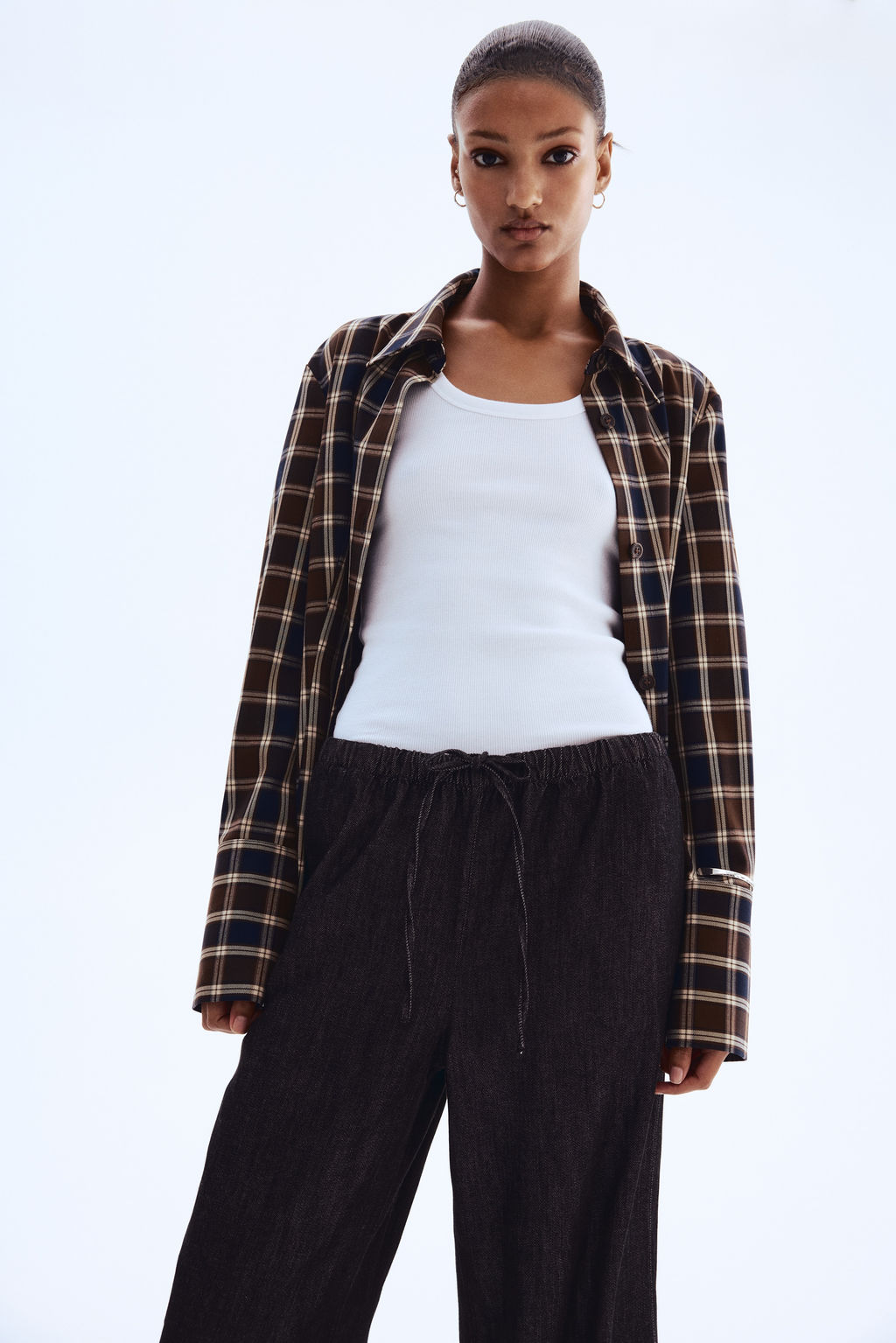 Pantal?n denim con cord?n de ajuste Feather Soft - H&m фото 7
