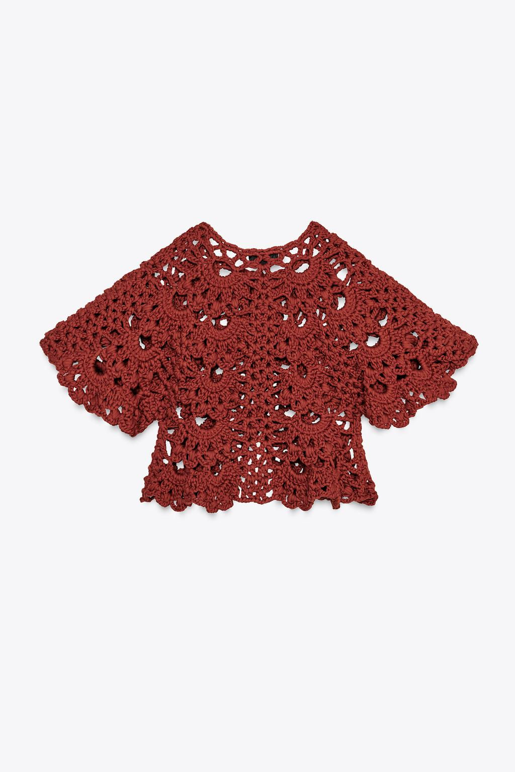 CROCHET CARDIGAN - Zara фото 6