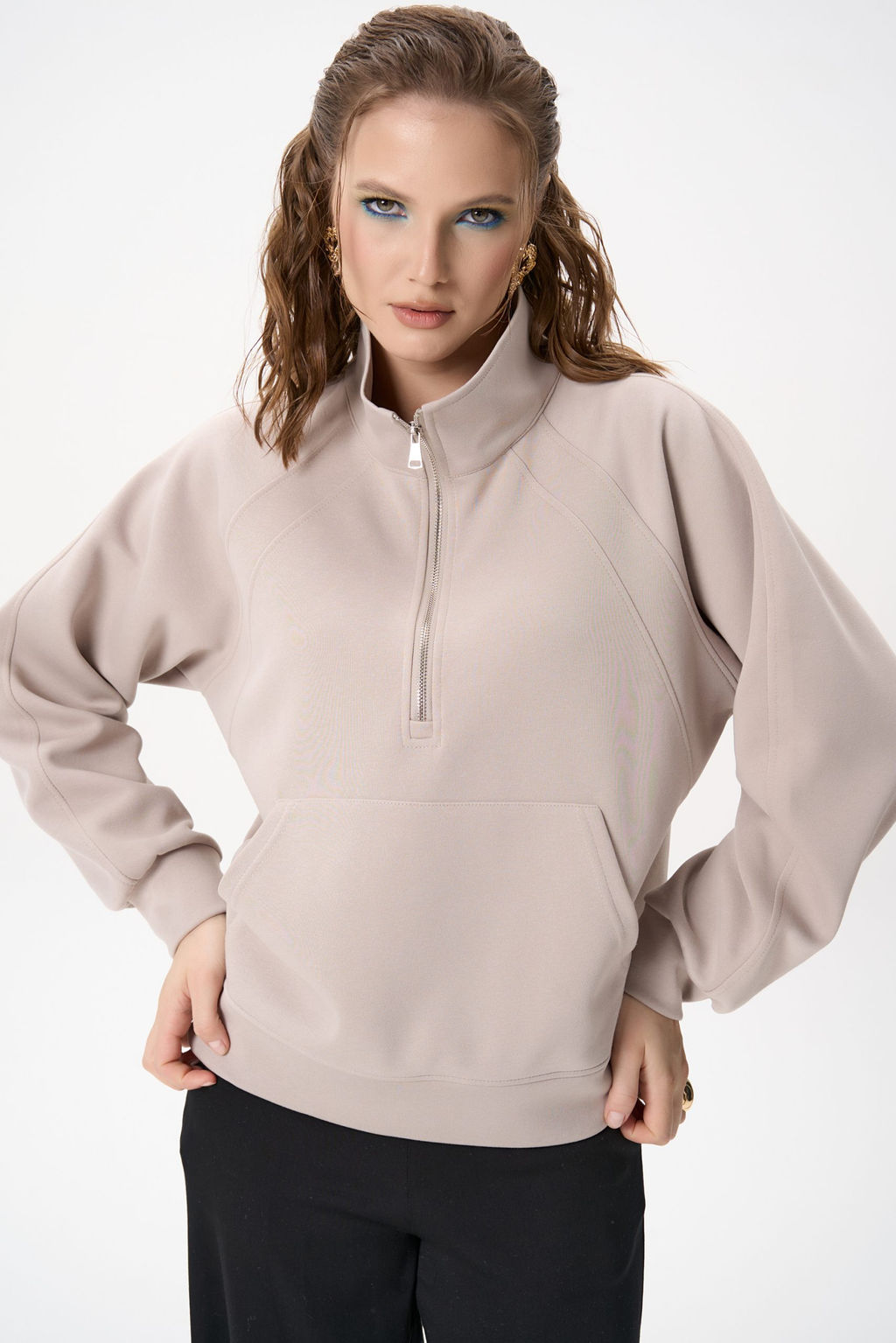 Свитшот Деми (бежевый) - Эльза фото 23