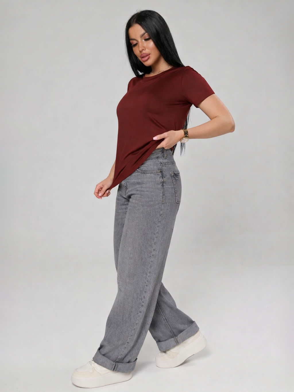 IV-CAPRIZ Джовита - футболка из ткани масло фото 3