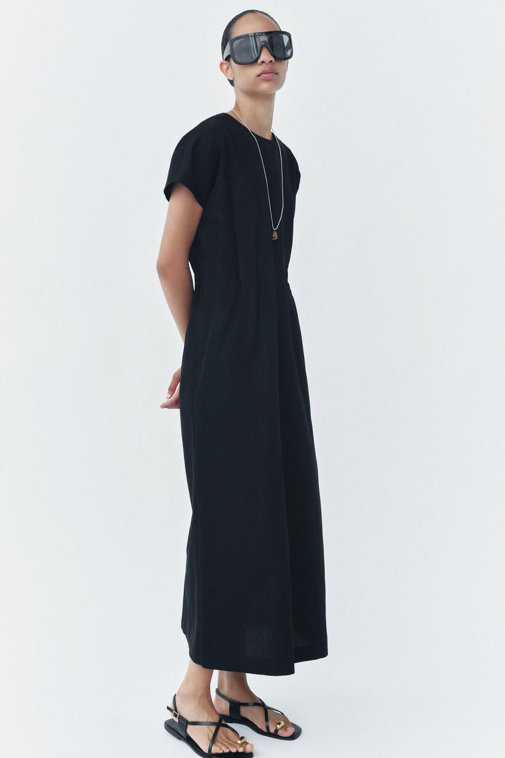 ZW COLLECTION PLEATED MIDI DRESS - Zara фото 22