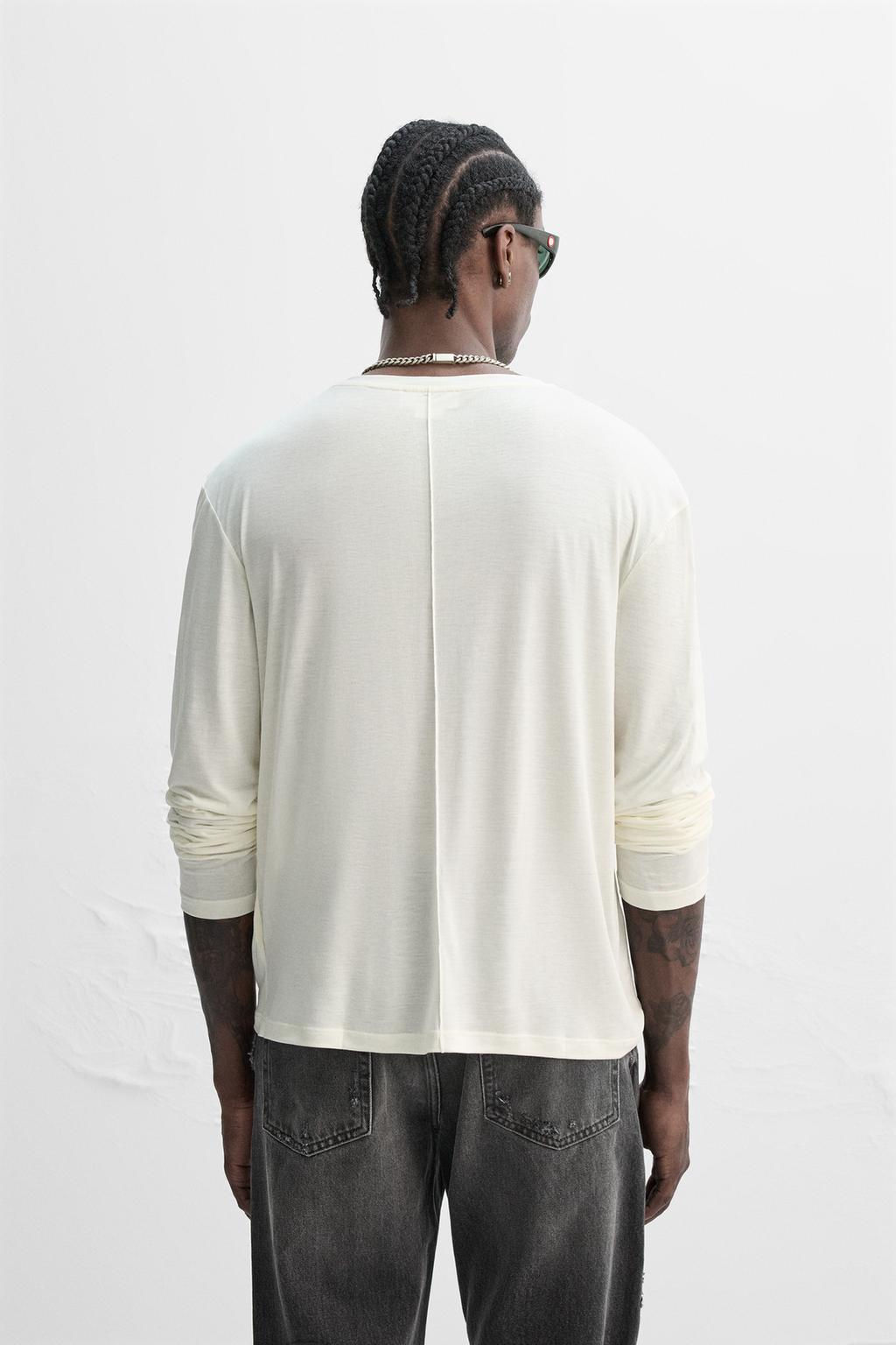 LIMITED EDITION LYOCELL T-SHIRT - Zara фото 11