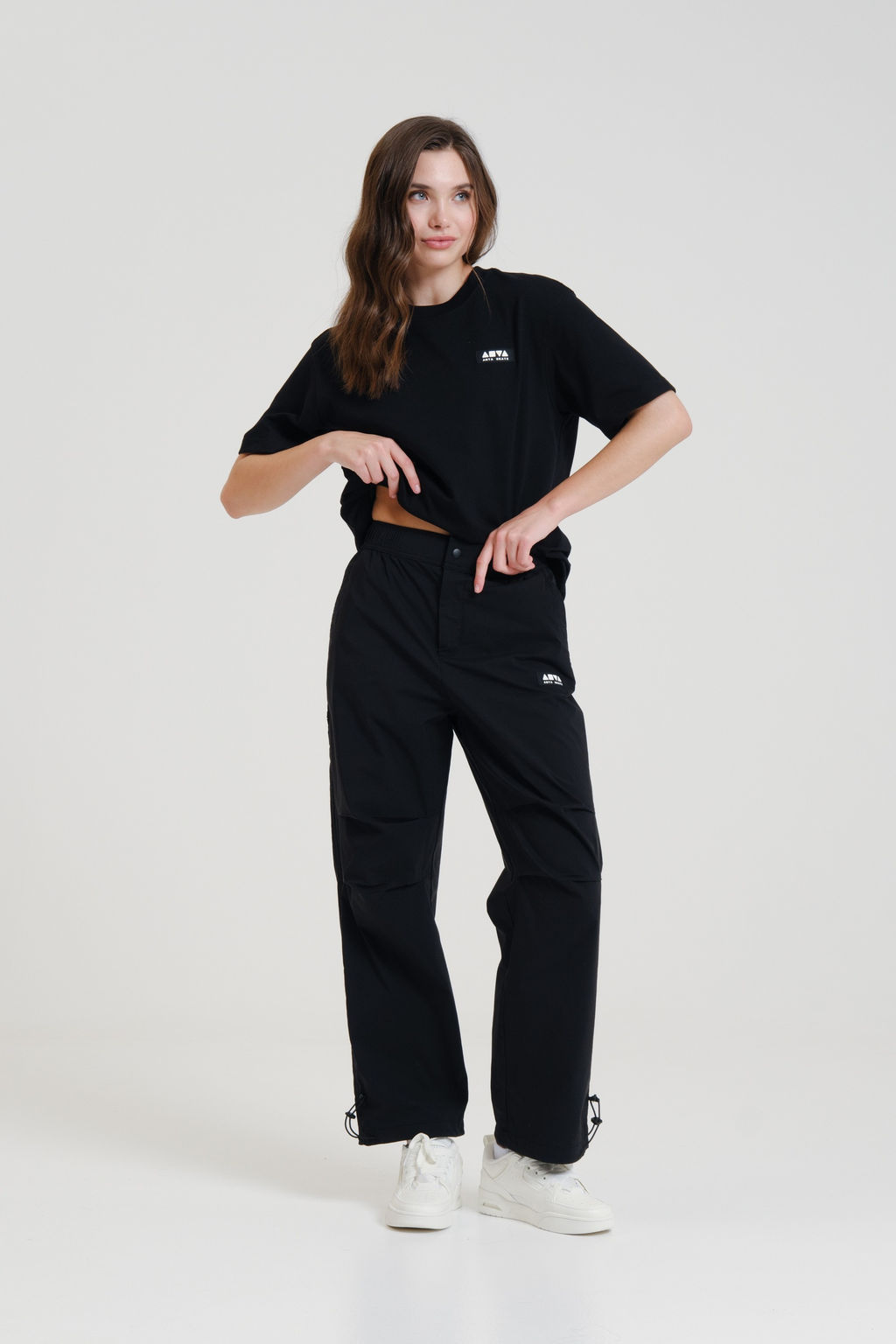 Брюки карго Черный