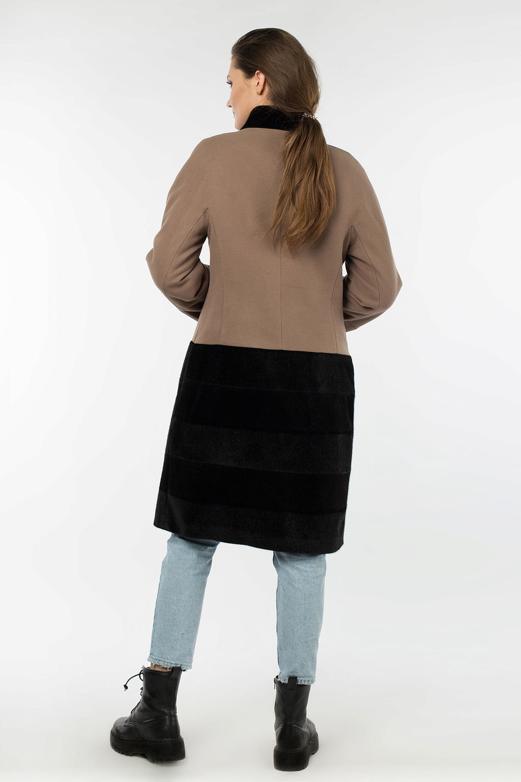 02-1065 Пальто женское утепленное - El podio фото 5