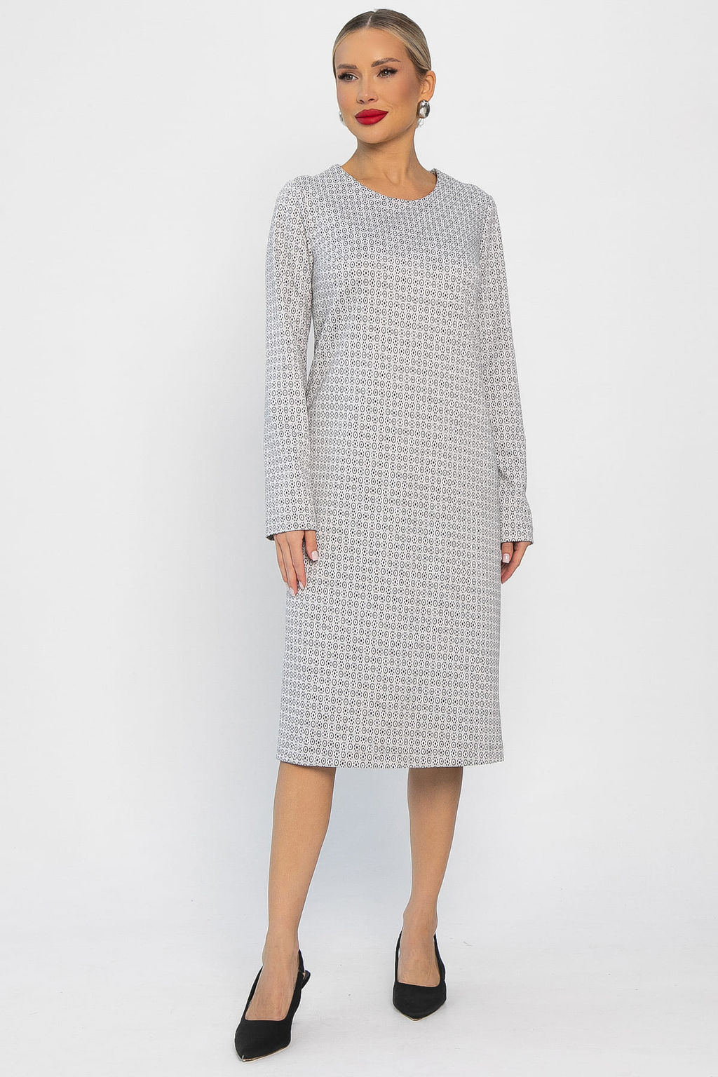 Платье трикотажное Лаурель (светло-серое) П14248-25М - Lt collection фото 5