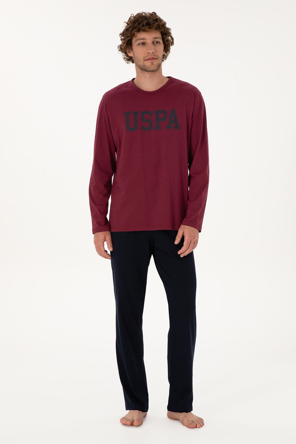 Erkek Vi_ne Pijama Tak_m_ Sepette S_rpriz _ndirim - U.s. polo assn фото 4