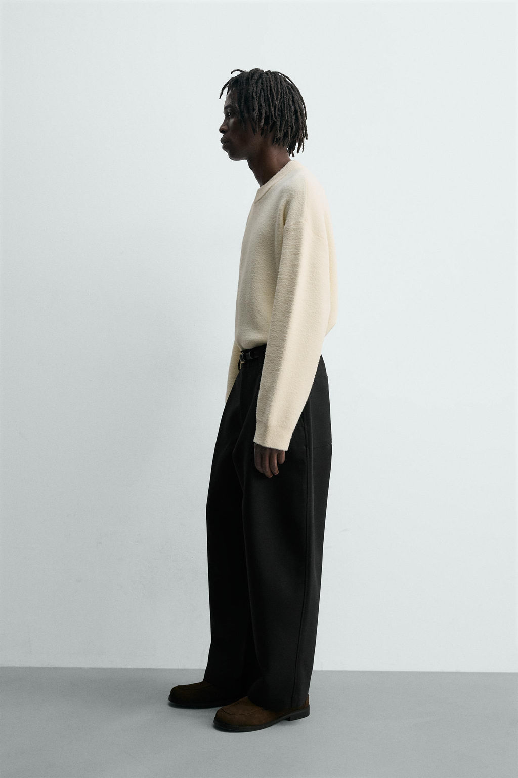 RELAXED FIT TEXTURED JUMPER - Zara фото 7