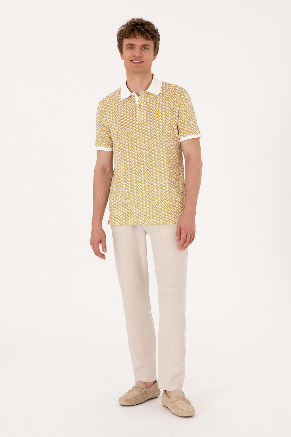 Erkek A__k Haki Ti__rt - U.s. polo assn фото 4