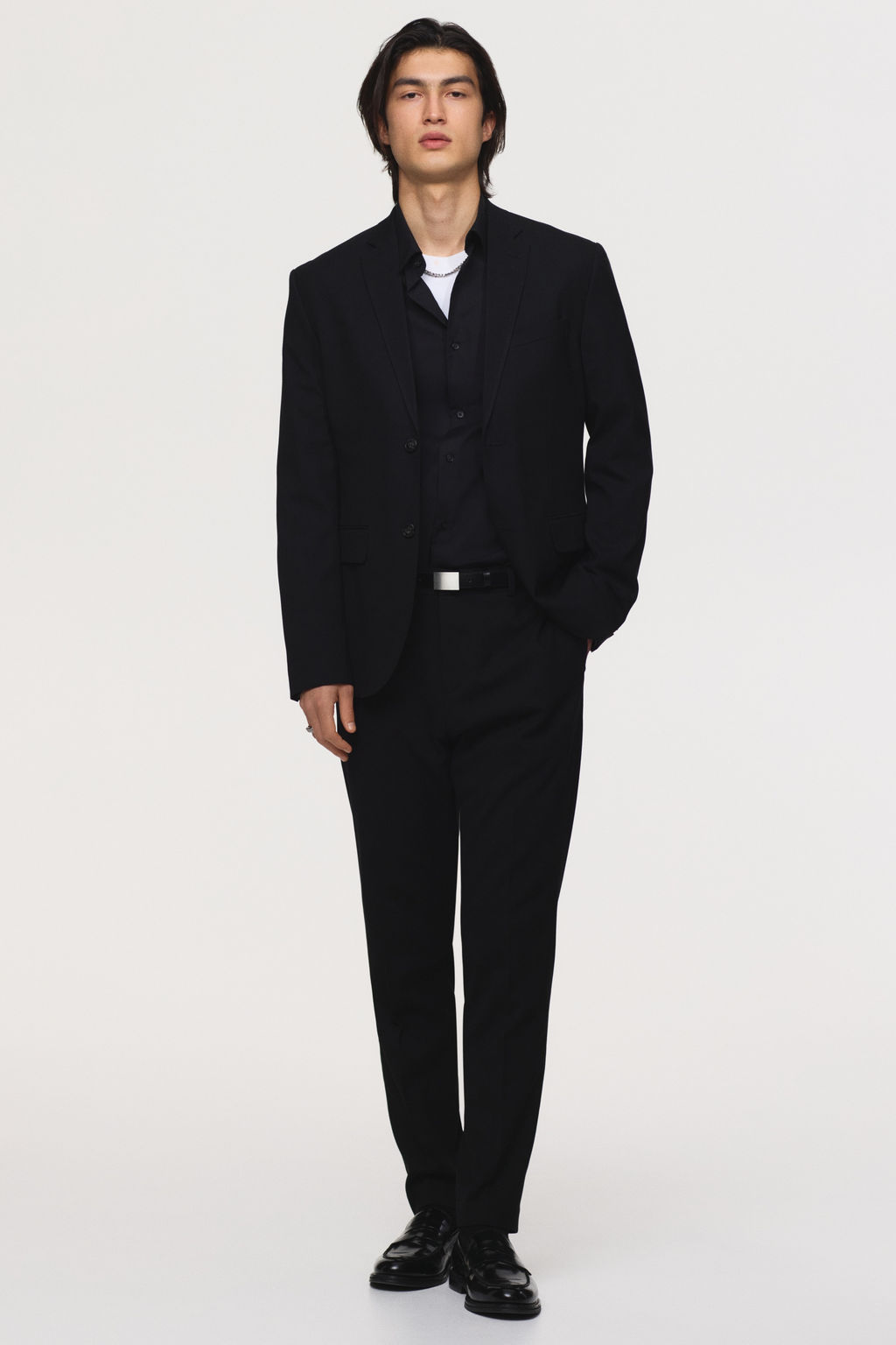 Americana de botonadura sencilla Slim Fit - H&m фото 4