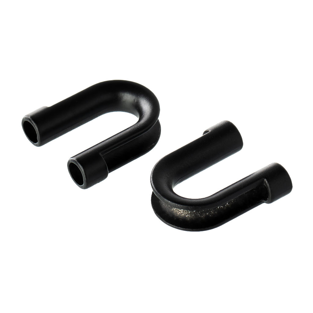 Концевик металл Gamma GB 1656 декоративные в пакете 20 шт №01 Черный