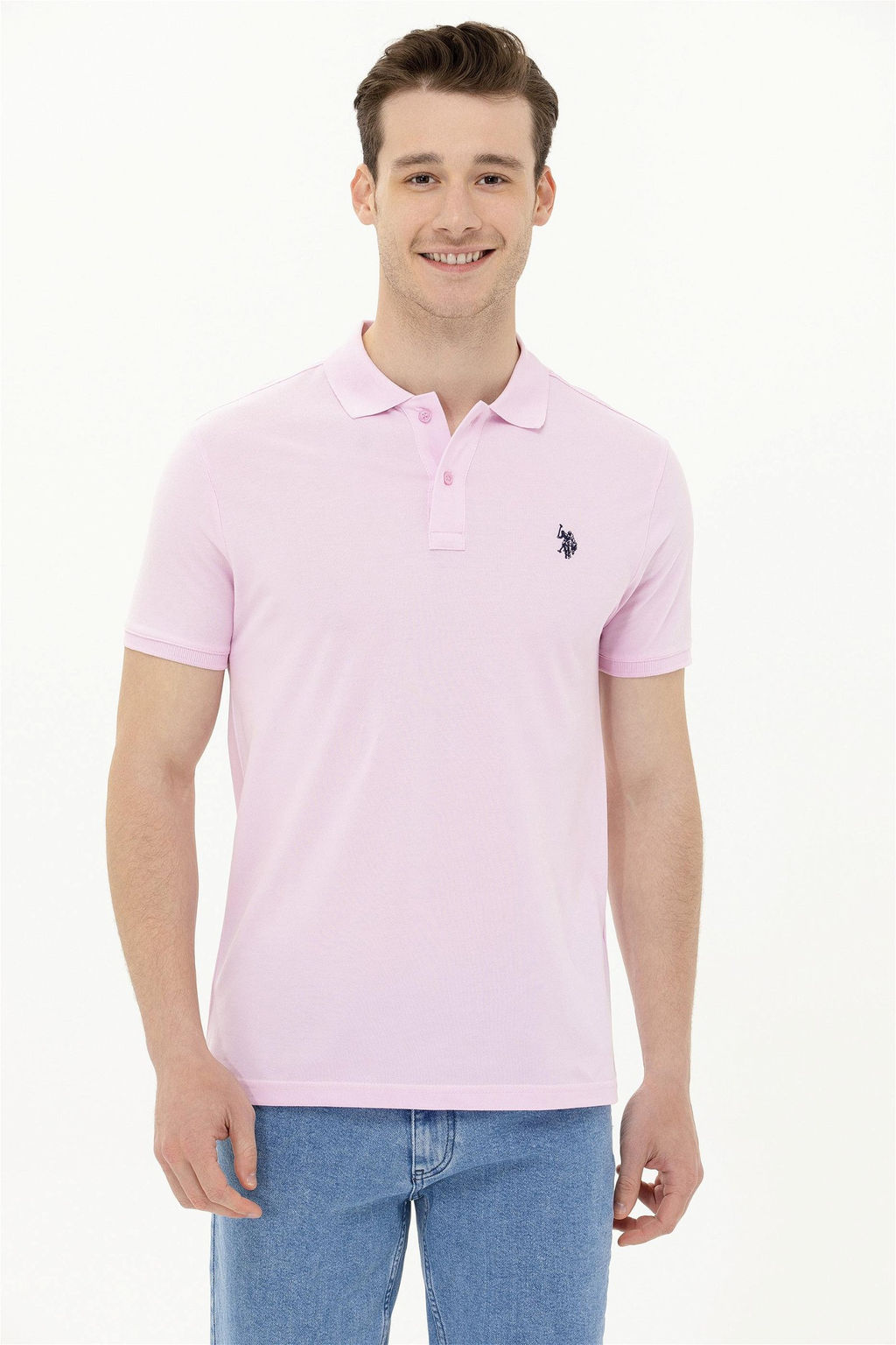 Мужская базовая футболка с воротником поло Magnolia - U.s. polo assn фото 9