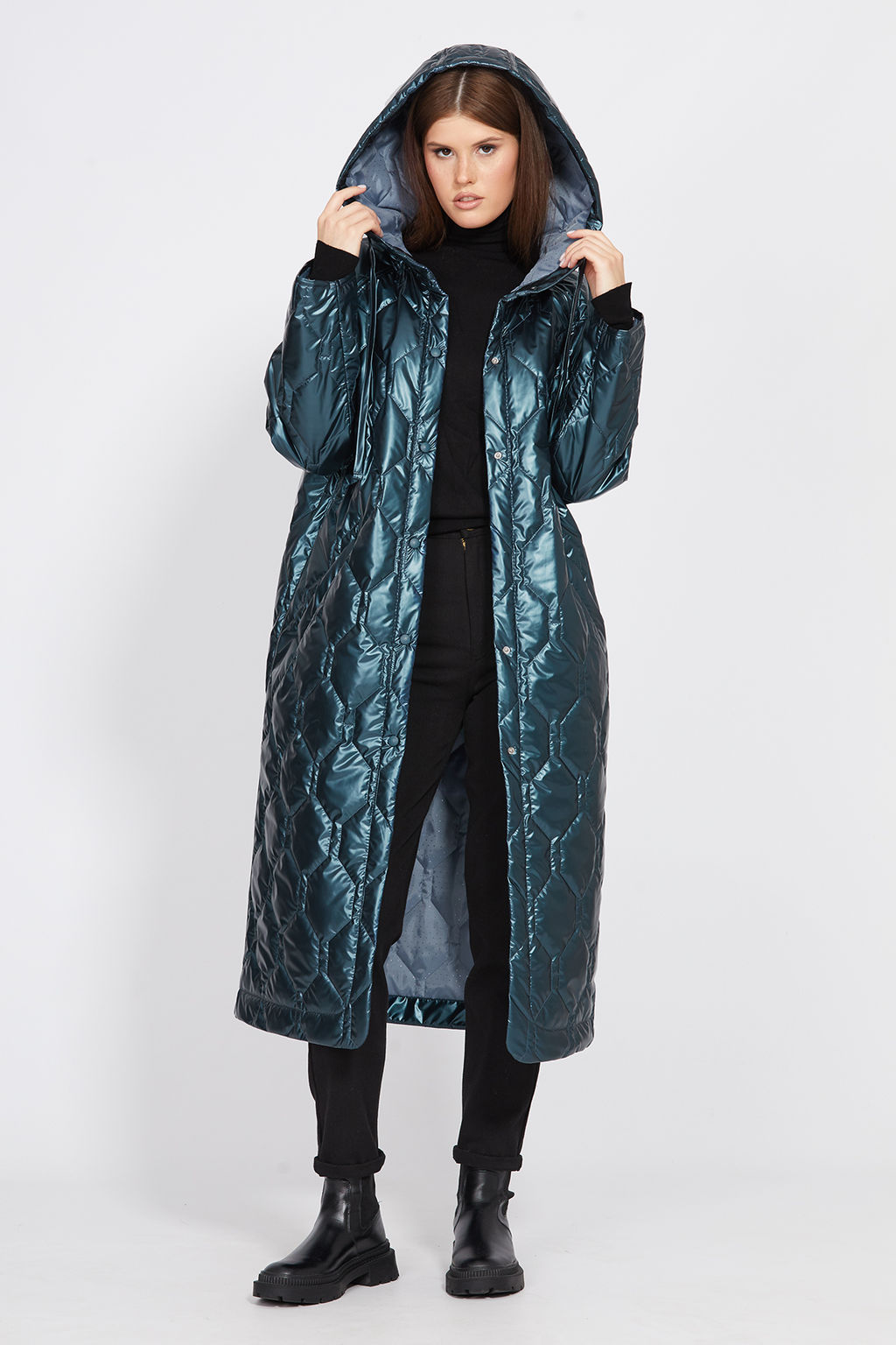 Пальто изумруд - Eola фото 3