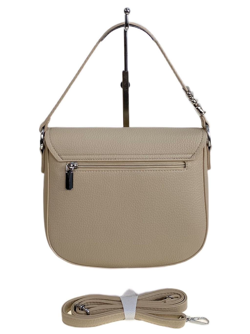 Женская сумка из искусственной кожи, цвет светло коричневый - Greta фото 2