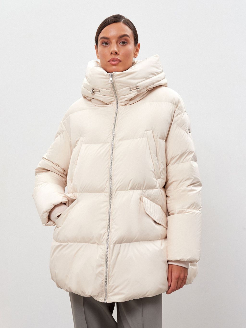 Conso/WDM 220518 - milk Пуховая Куртка  фото 7