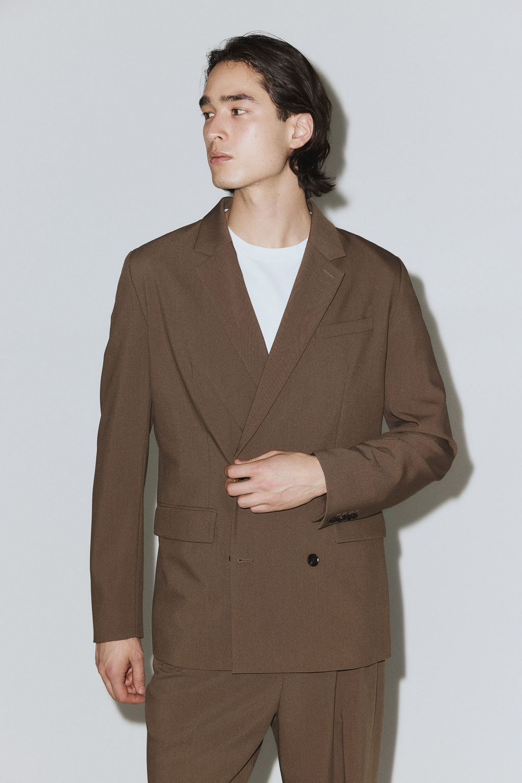 Americana de traje Wrinkle Resistant Relaxed Fit - H&m фото 3