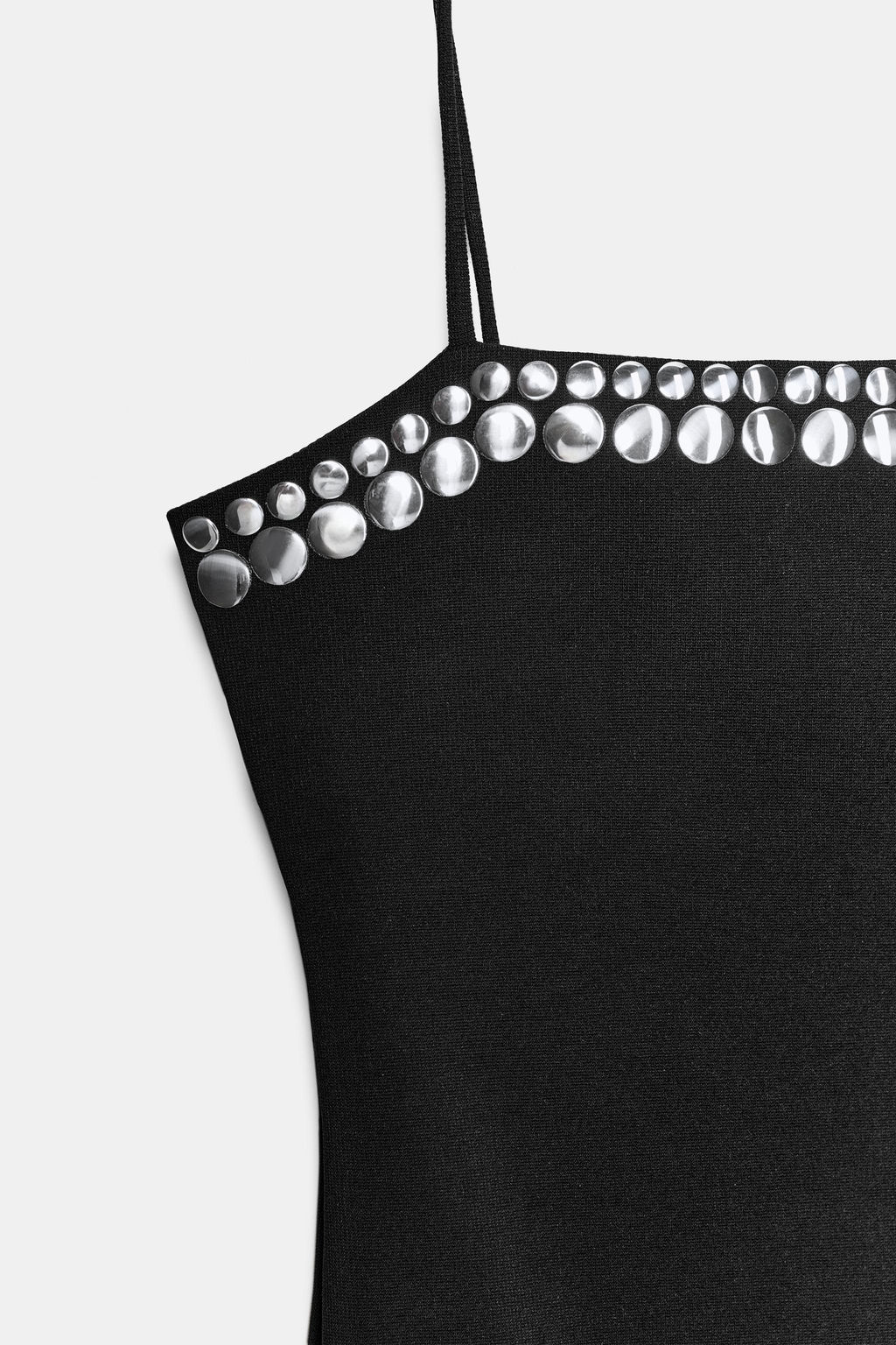 VESTIDO MINI TACHAS / Negro - Zara фото 7