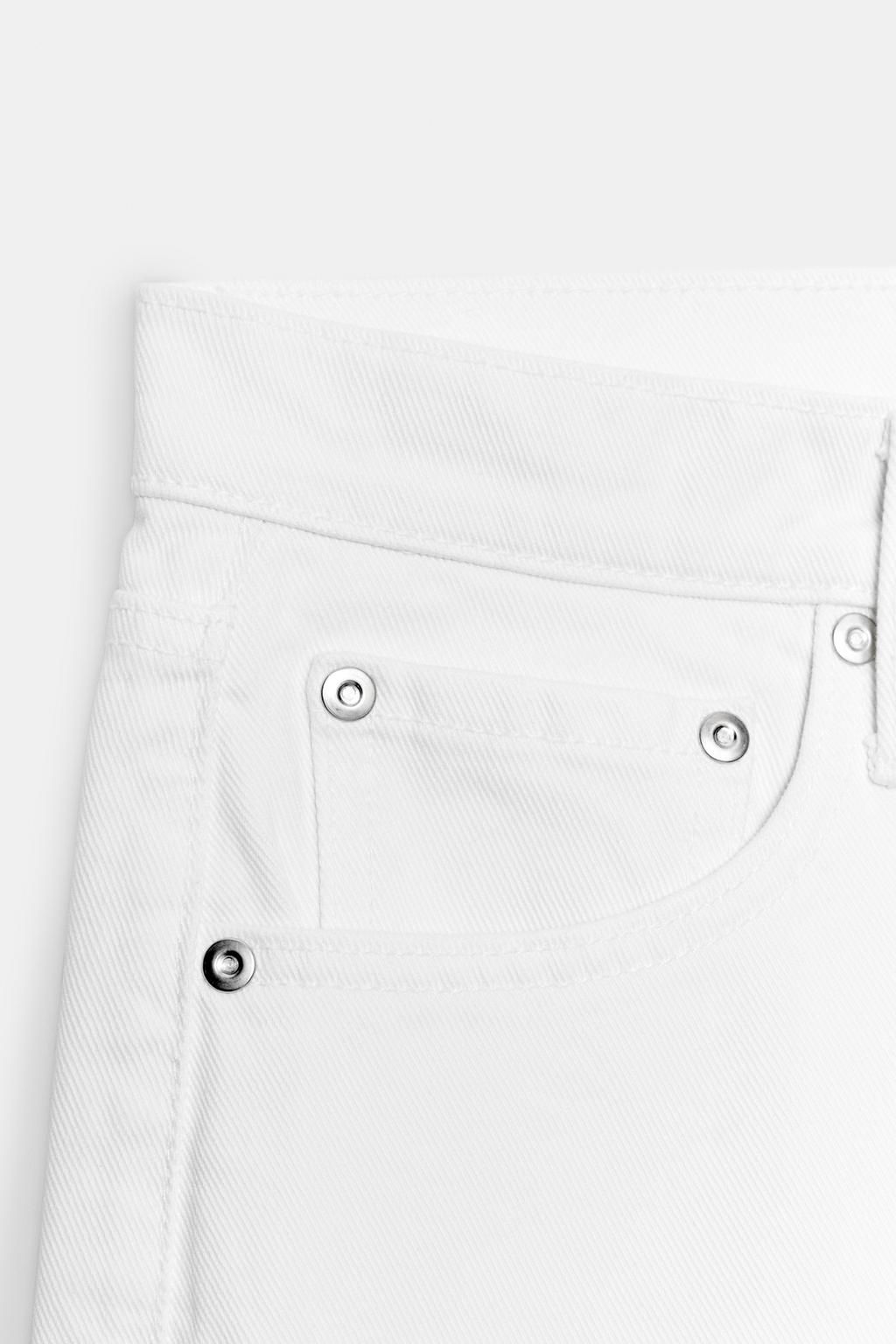 ZW COLLECTION LOW-RISE WIDE-LEG JEANS - Zara фото 6