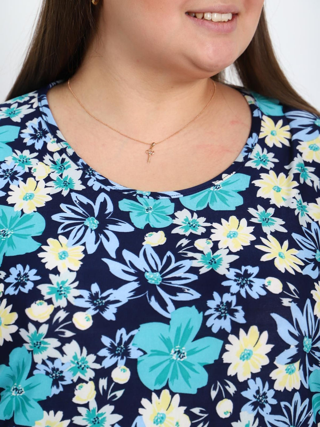 IV-CAPRIZ Мэлон - туника голубой  фото 15