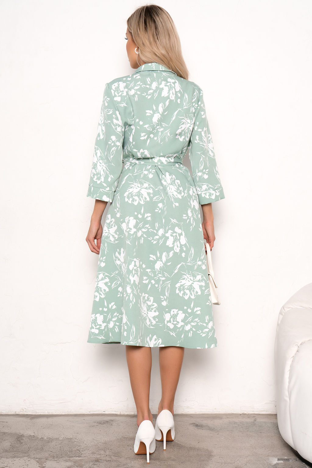 Платье Марта (мята/белый) Р11-1189/8 - Николь фото 7