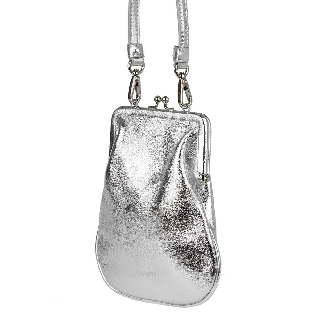 Женская кожаная сумочка с фермуаром - Barcelo biagi фото 3