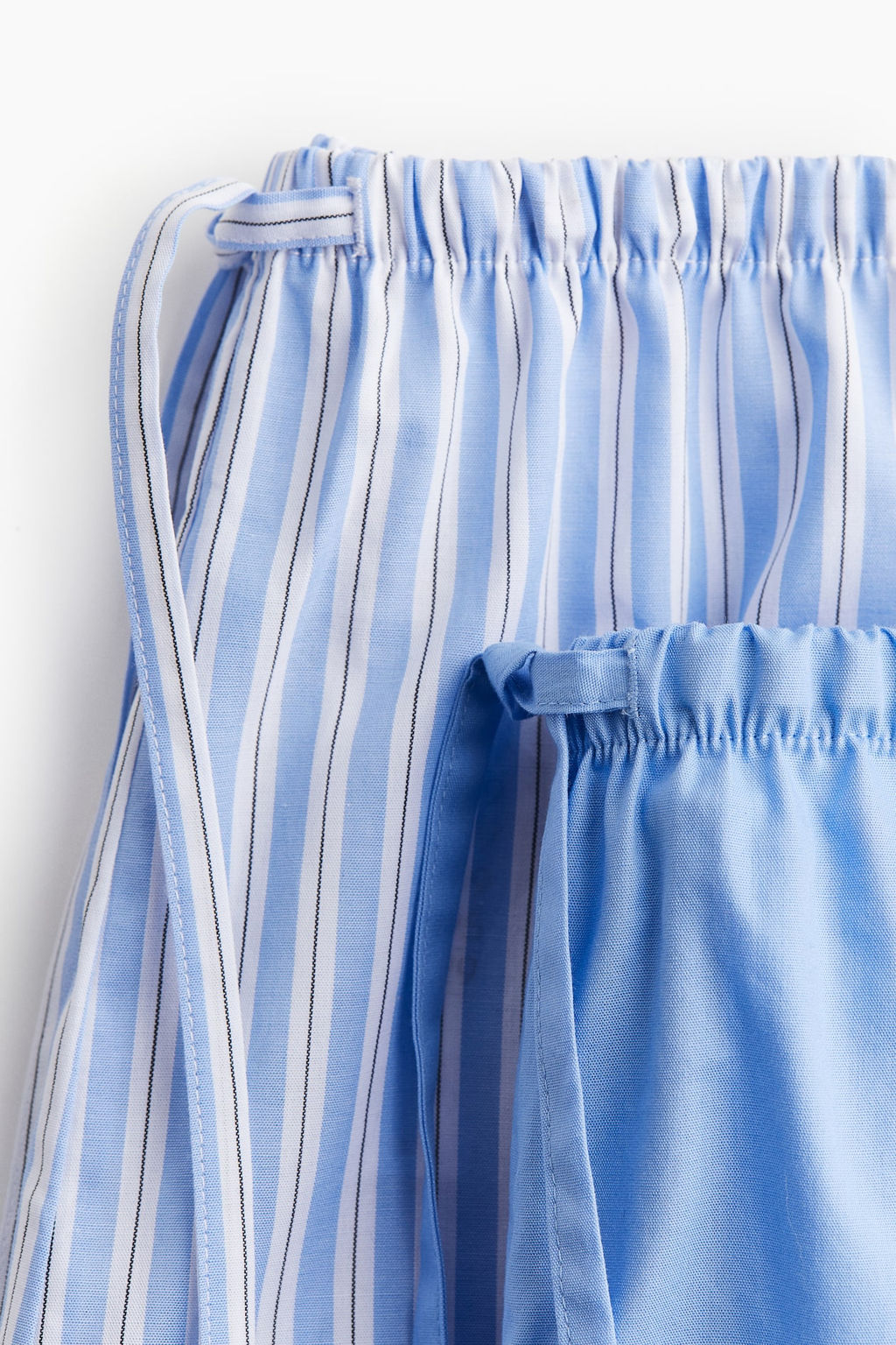 Pack de 2 pantalones cortos de pijama en popelina - H&m фото 6