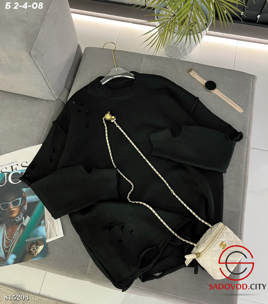 Кофта женская с рваным эффектом - Bruno фото 3