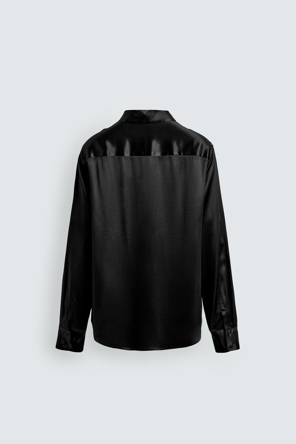 SATIN RELAXED FIT SHIRT - Zara фото 9