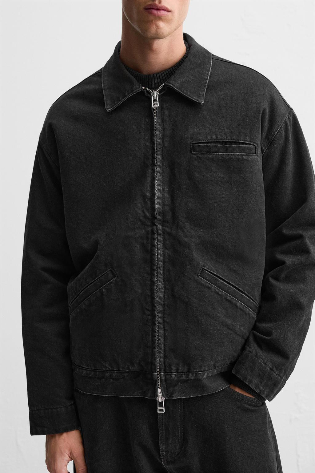 COMBINED DENIM JACKET - Zara фото 5