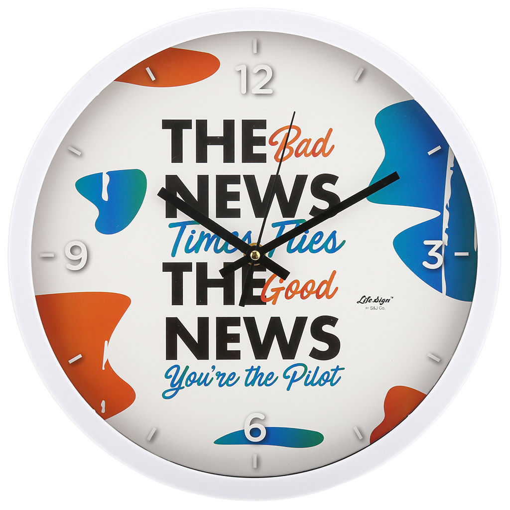 Часы настенные "Пилот" д29,5х4см, мягкий ход, циферблат фотопечать, пластм. белый, в коробке (Китай)