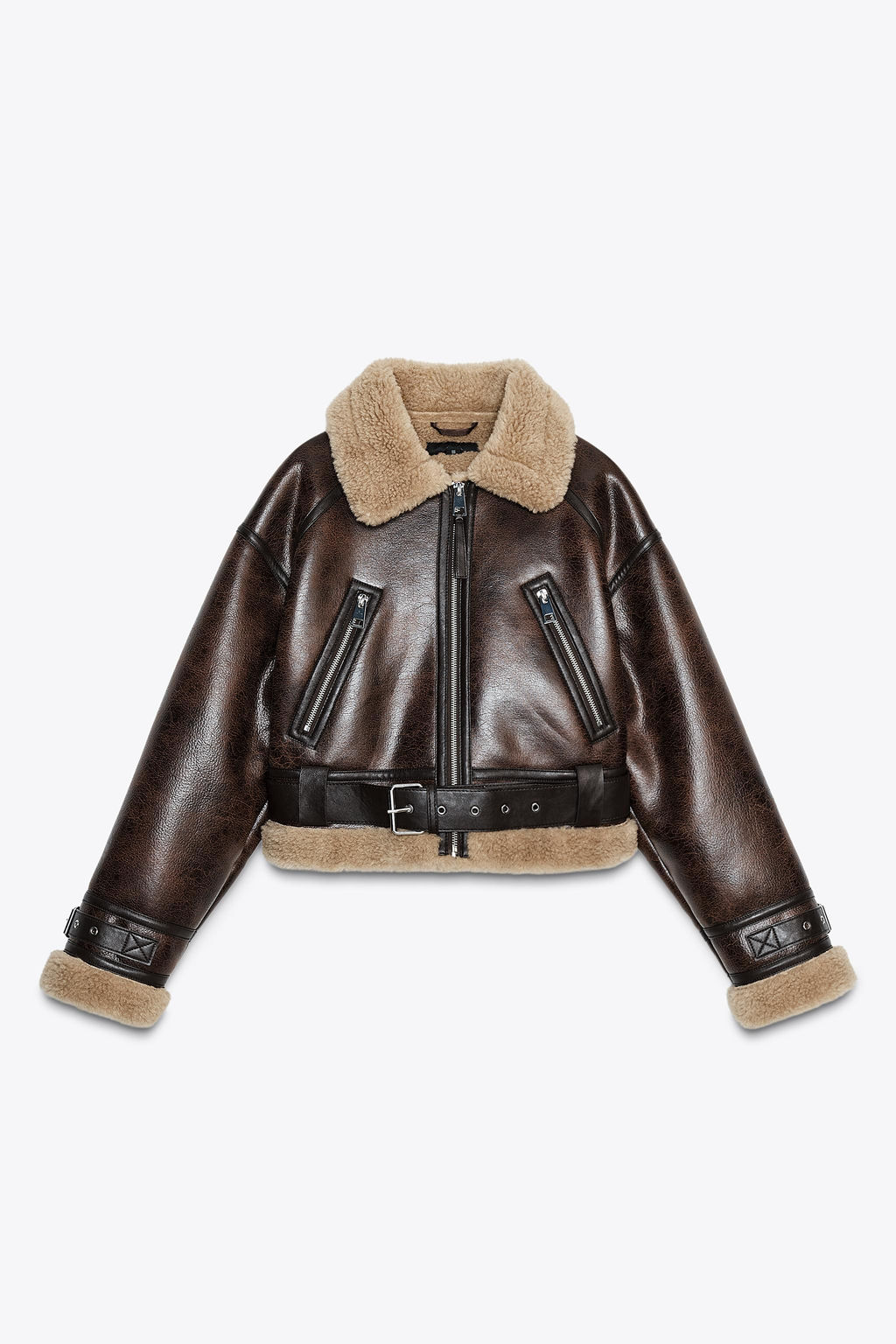 DOUBLE-FACED SHORT JACKET - Zara фото 7