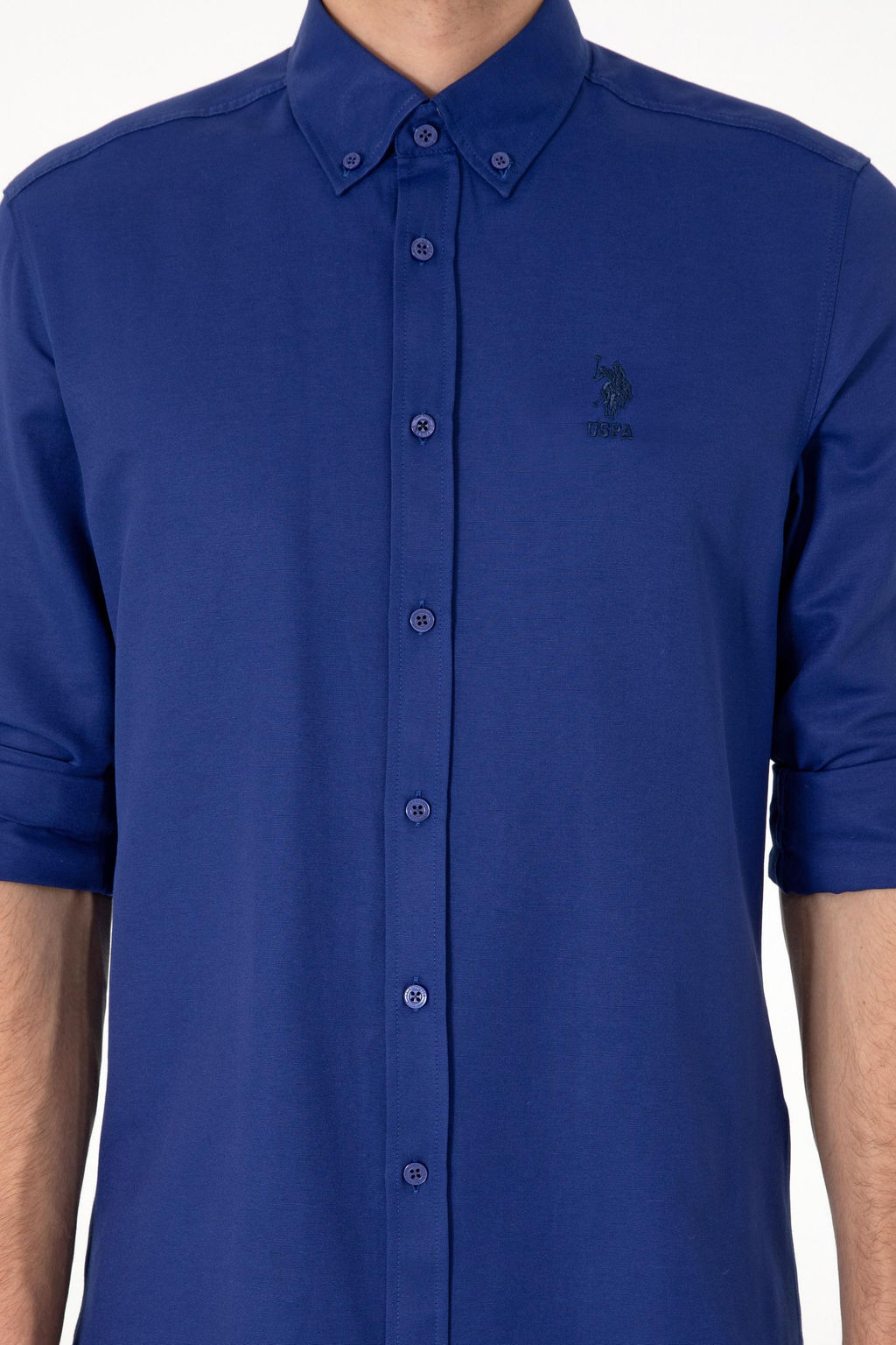 Erkek Mavi Uzun Kollu Basic G_mlek Sepette S_rpriz _ndirim - U.s. polo assn фото 6