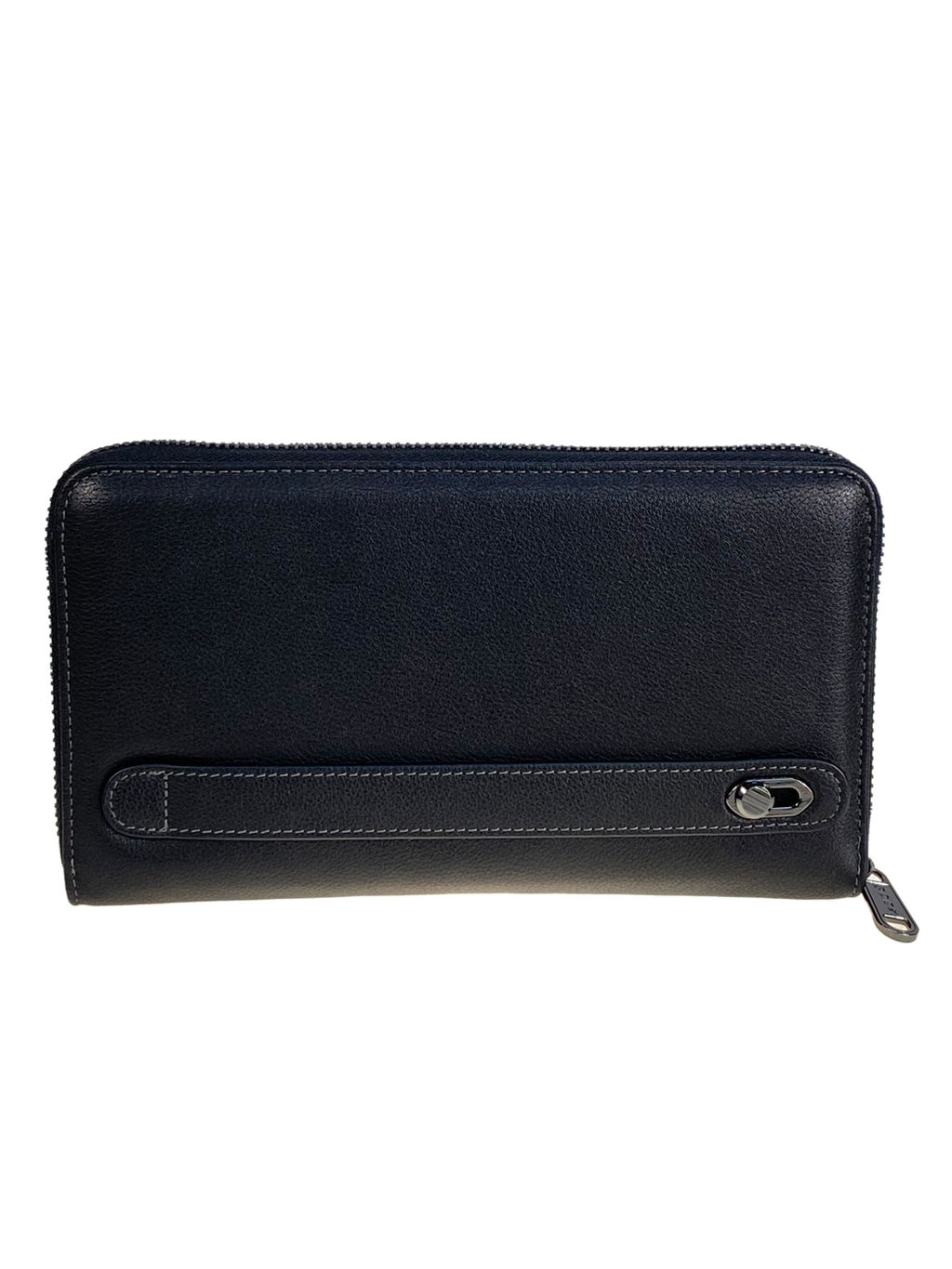 Клатч мужской из натуральной кожи, цвет черный - Greta фото 2