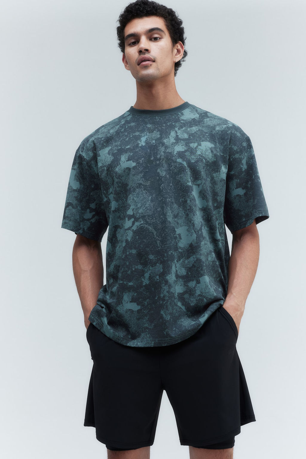 Camiseta de deporte en DryMove Loose Fit - H&m фото 2