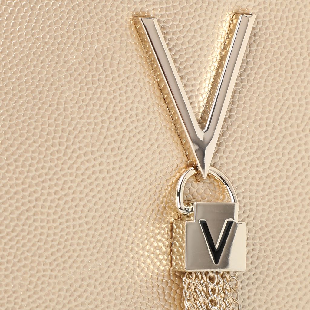 Женская сумка через плечо VALENTINO DIVINA Артикул 2904849, золотой  фото 5