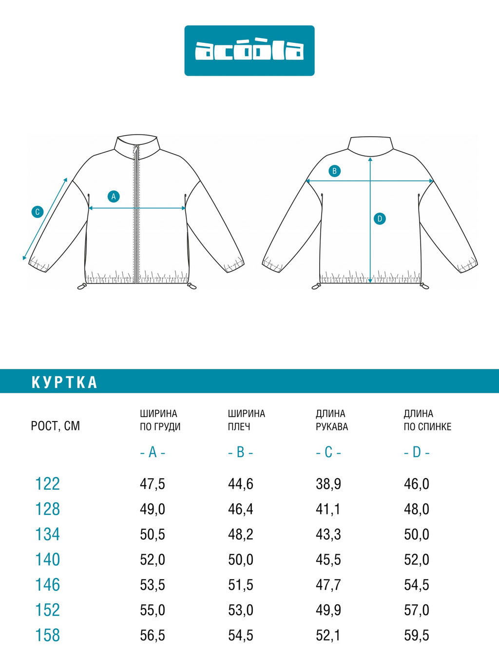 ACOOLA / Куртка детская для девочек Farnese бежевый с черным  фото 8